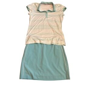 Nike Golf Dri-Fit Ladies Collared Top w/EP Pro Golf Skort. 8M
